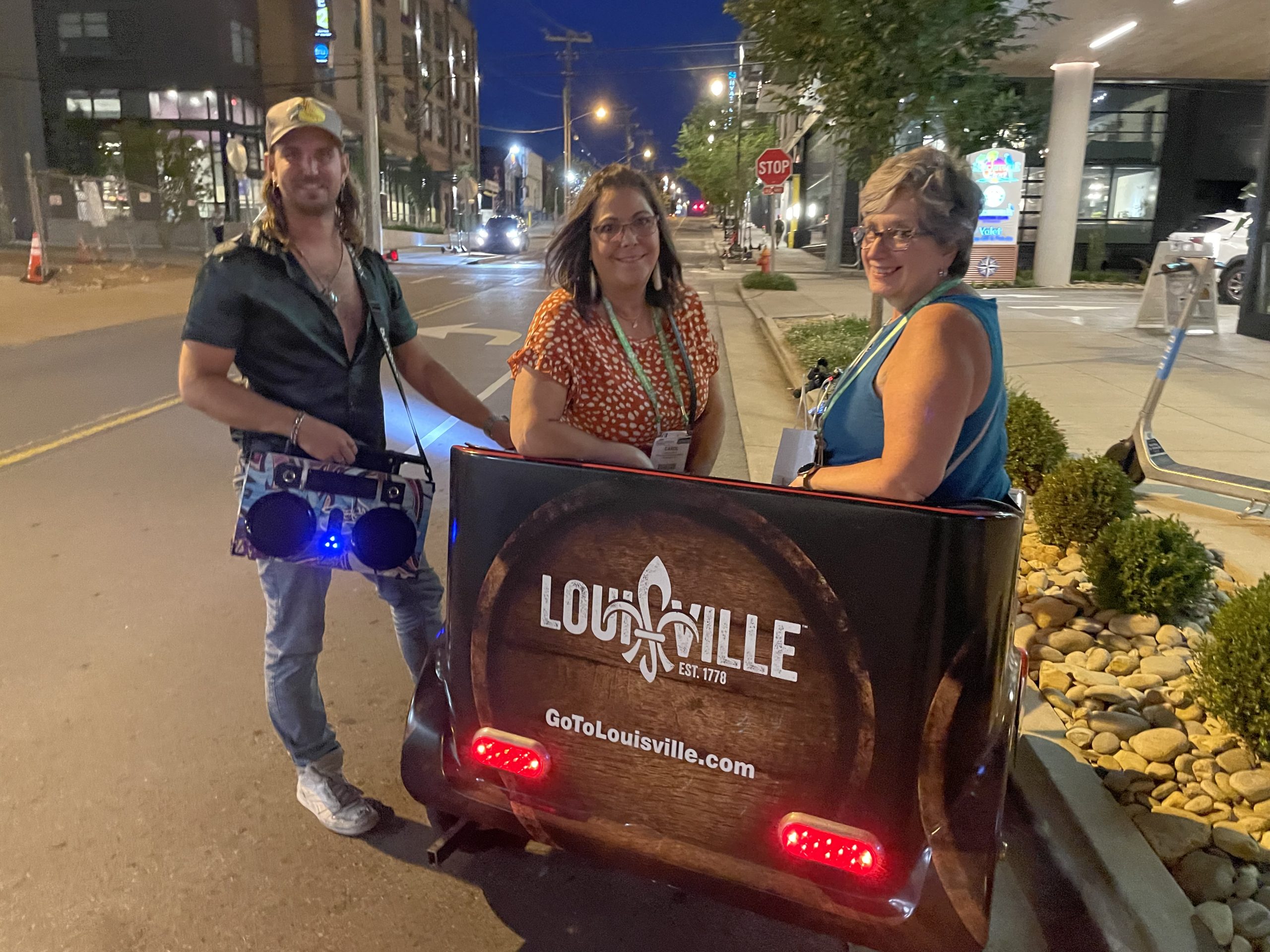 Full color pedicab wrap advertising